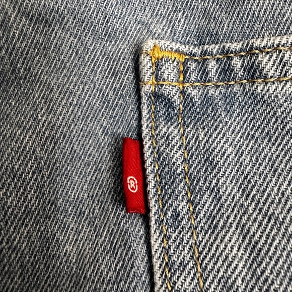 Levis '94 Baggy Jeans Womens Size 18W Blue Denim Straight Leg Light Wash - Picture 8 of 11